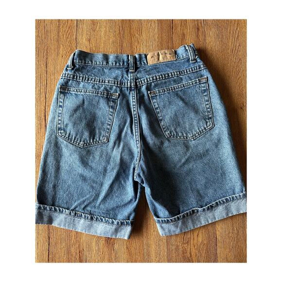 Lee Riders Vtg Medium Wash Bermuda Jean Shorts Size 28 - Picture 2 of 5